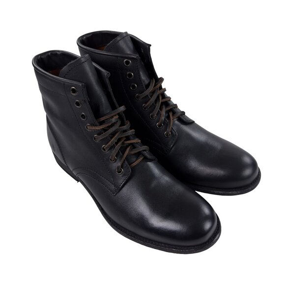Frye Tyler Flex Lace Up Boots Mens Size 9.5 D Black Leather FR40156 NEW - Picture 7 of 8